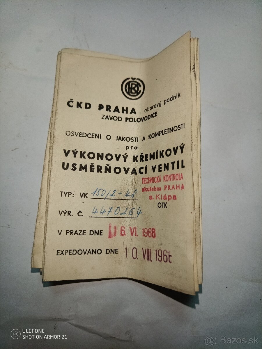 Startovaci zdroj / vozik - rok 1968
- 3