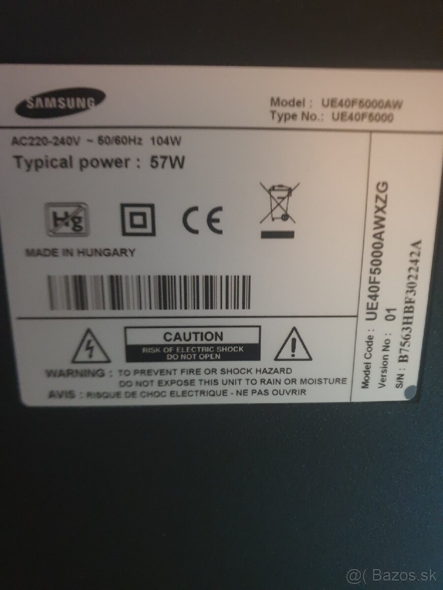 Led televizor Samsung UE40F5000AW - 3