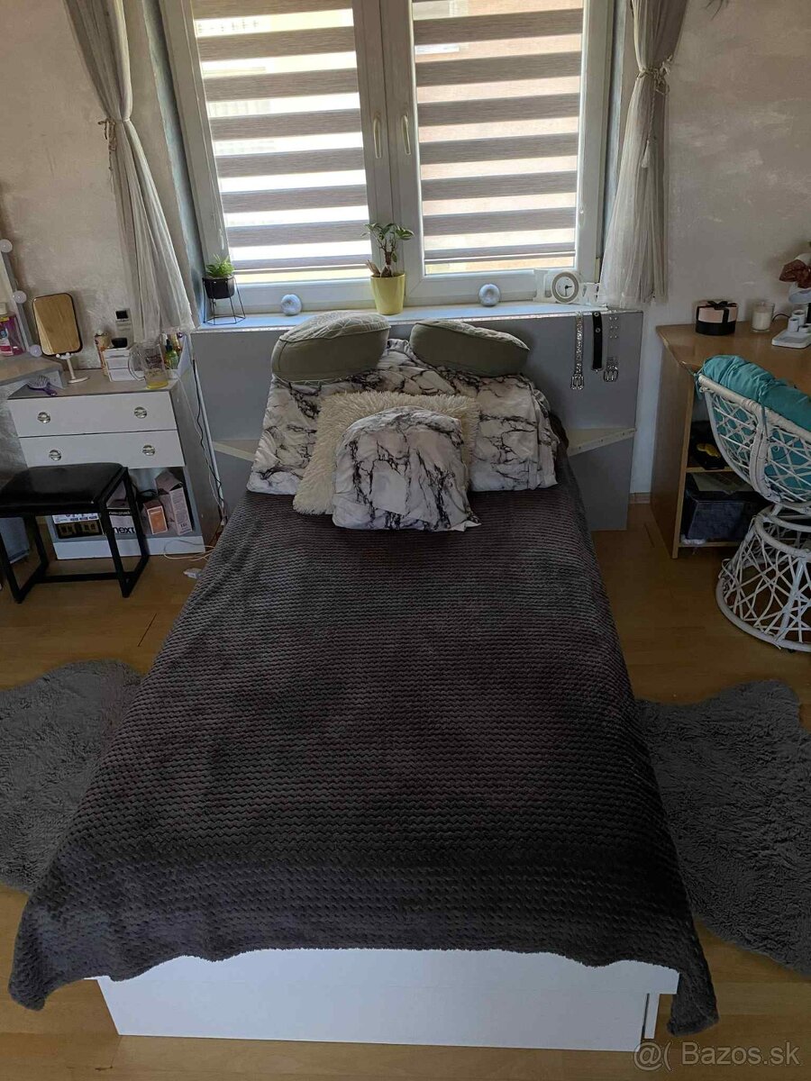 Posteľ 120/200 pre študentov ,masív - 3