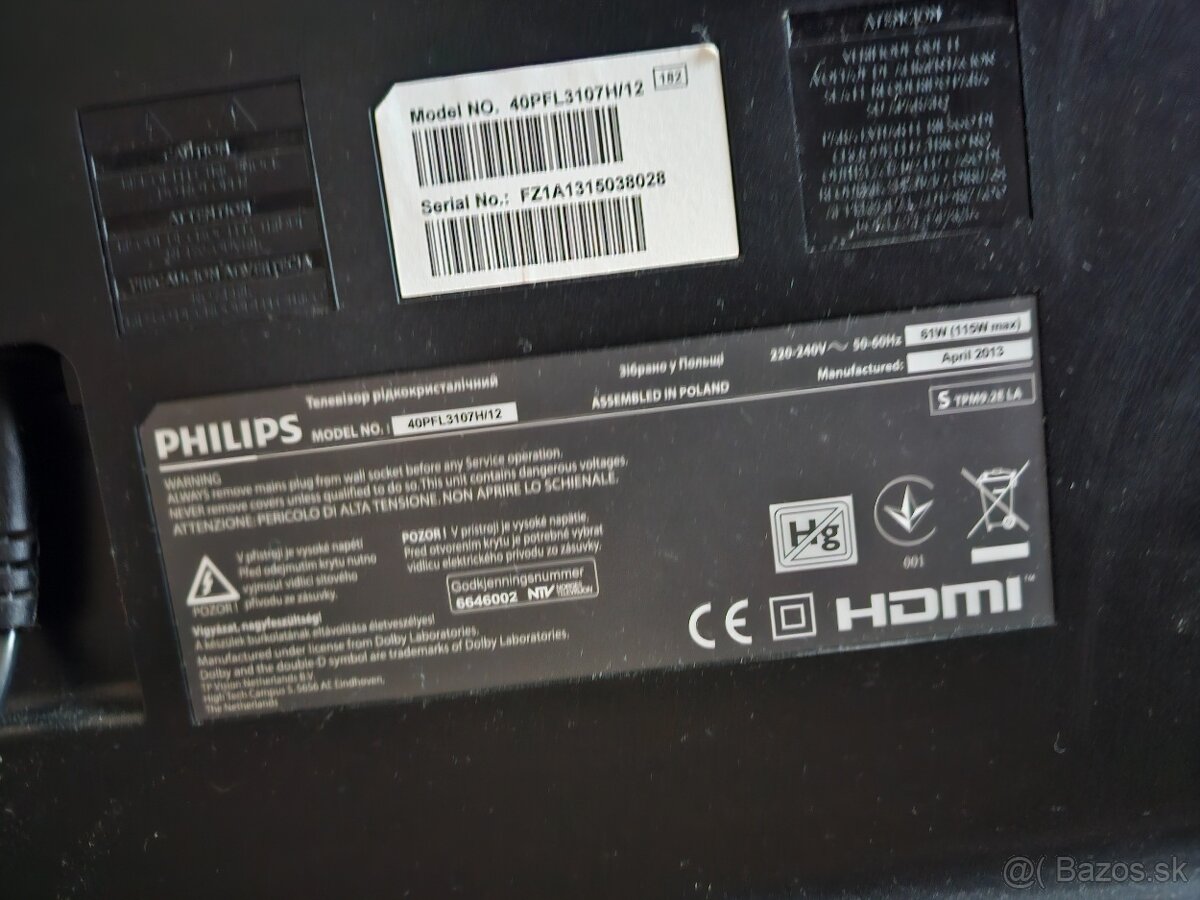 Philips TV 40" - 3