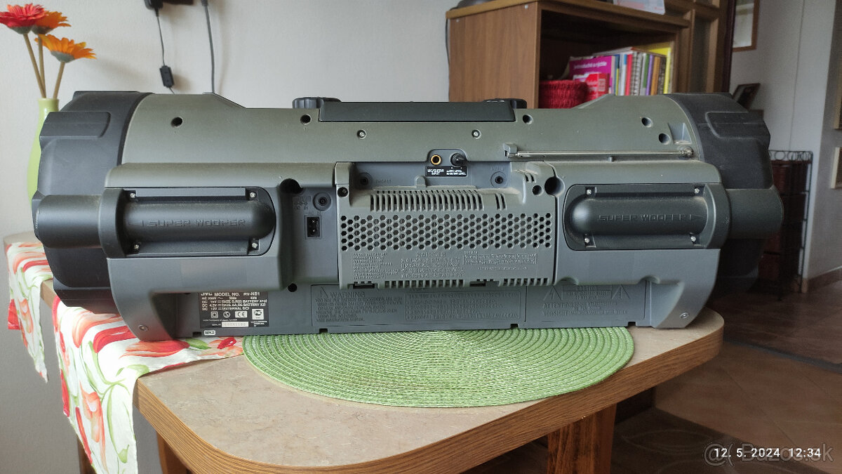 JVC RW NB10 - boombox - 3