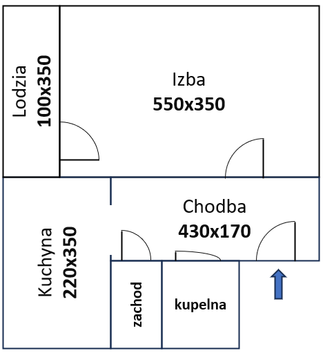 1 izbový byt na Braniskovej 5 - 3