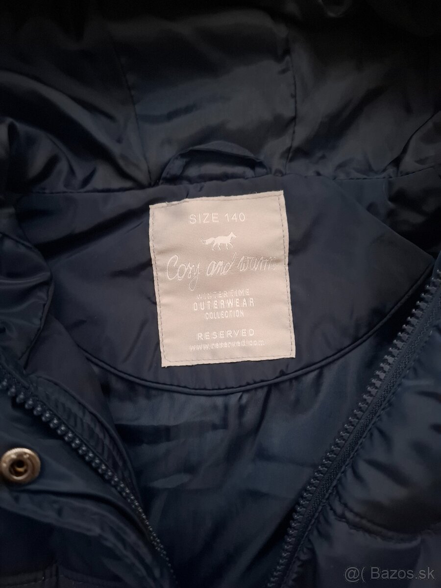 Dievčenská zimná bunda Reserved 140 - 3