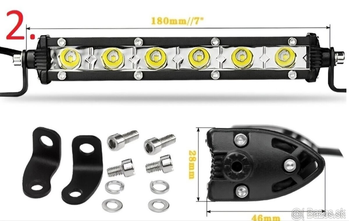 Led rampy 90W - 30W + kabeláž - 3