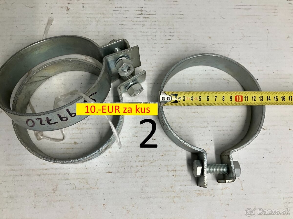 Spony a svorky na výfuk - 3