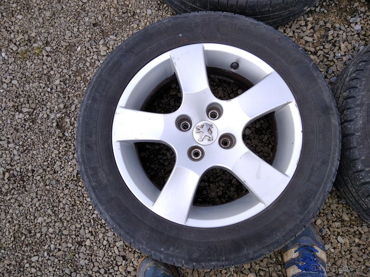 R16 originál PEUGEOT 207 rozteč 4x108 ET 27 - 3