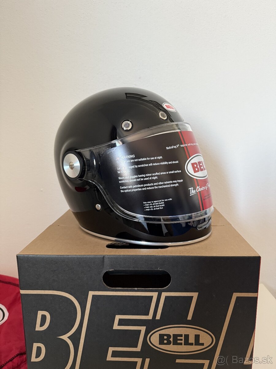 Prilba- Bell Bullitt gloss black - NOVÁ Veľkosť S - 3