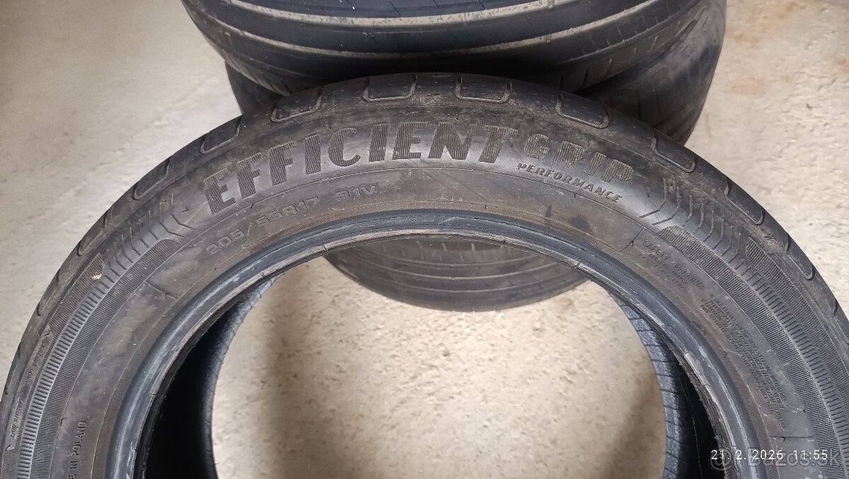 Letné pneu Goodyear EfficientGrip 205/55 R17 – DOT 0524 - 3