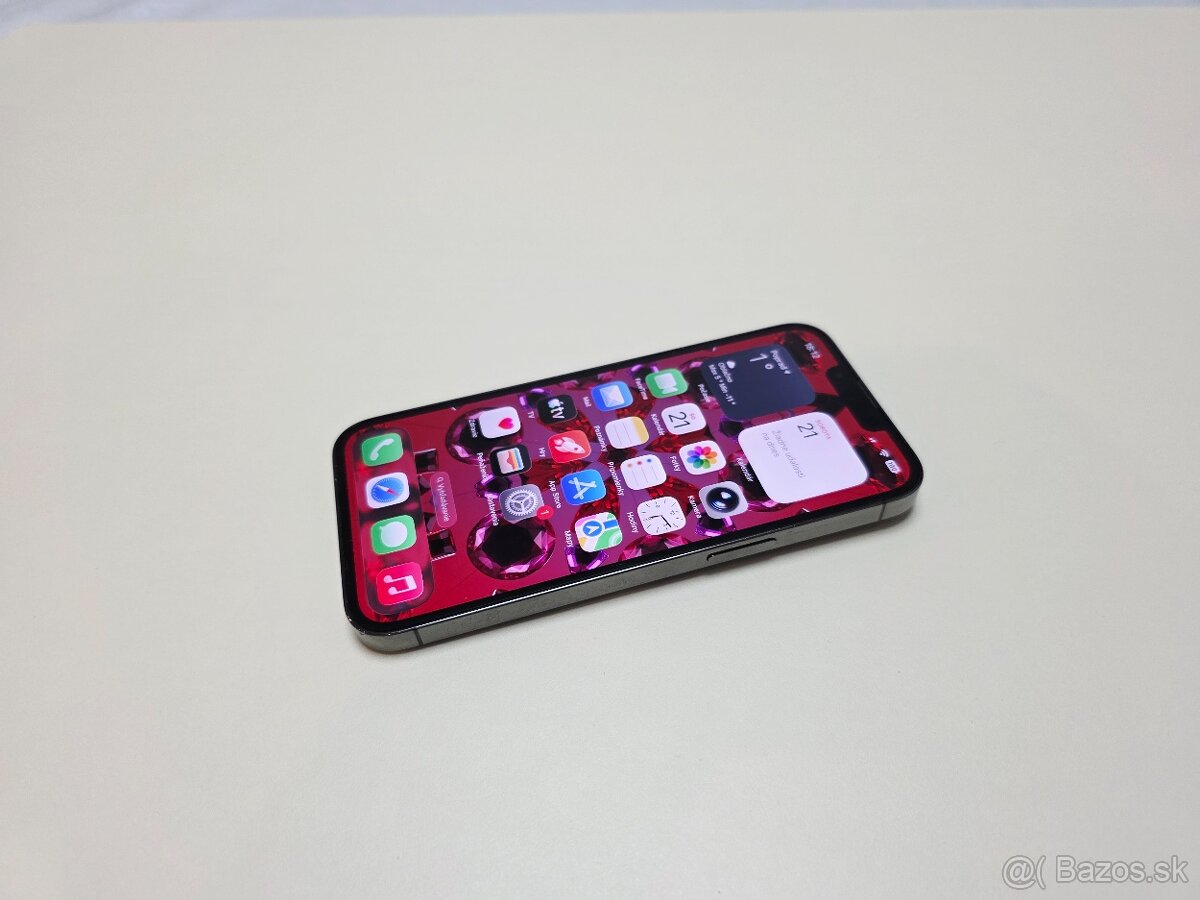 APPLE IPHONE 13 PRO 128GB GRAPHITE,BATERKA 100% TOP STAV - 3