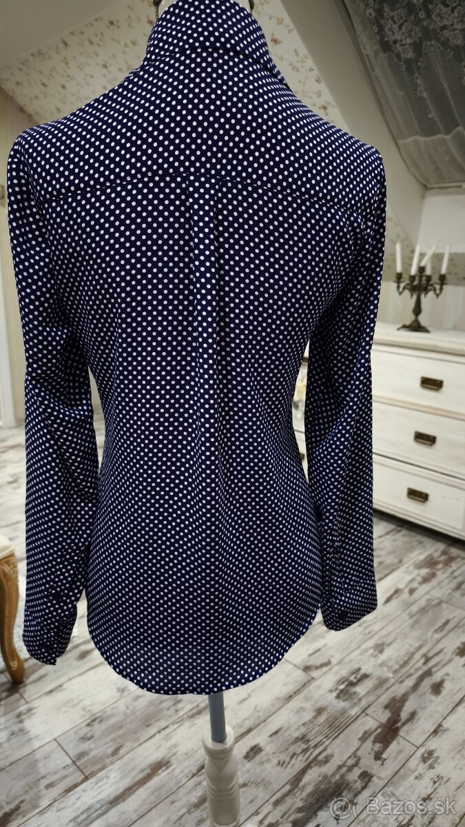 Dámska modrá blúzka - 3