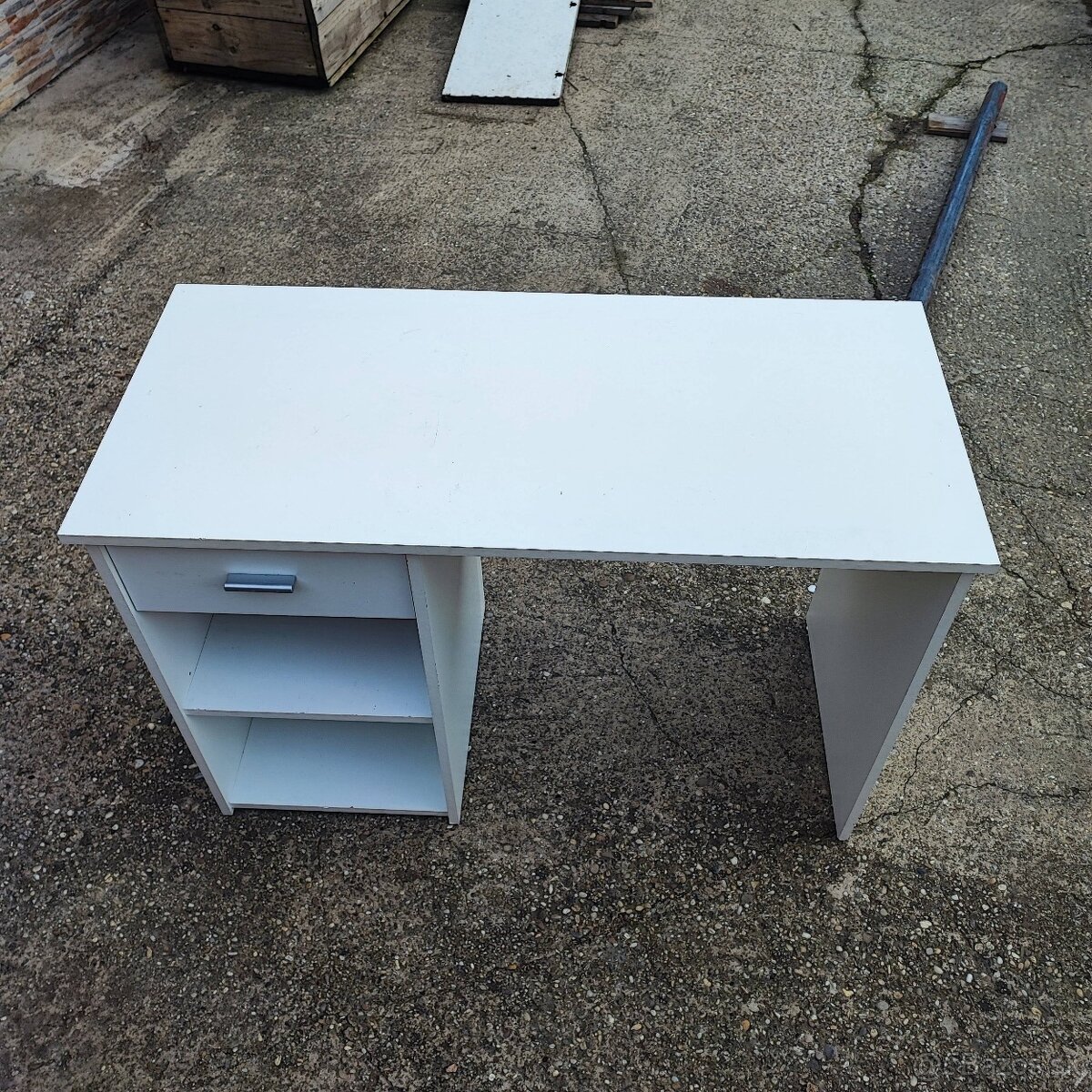 Biely detský písací stôl - 3