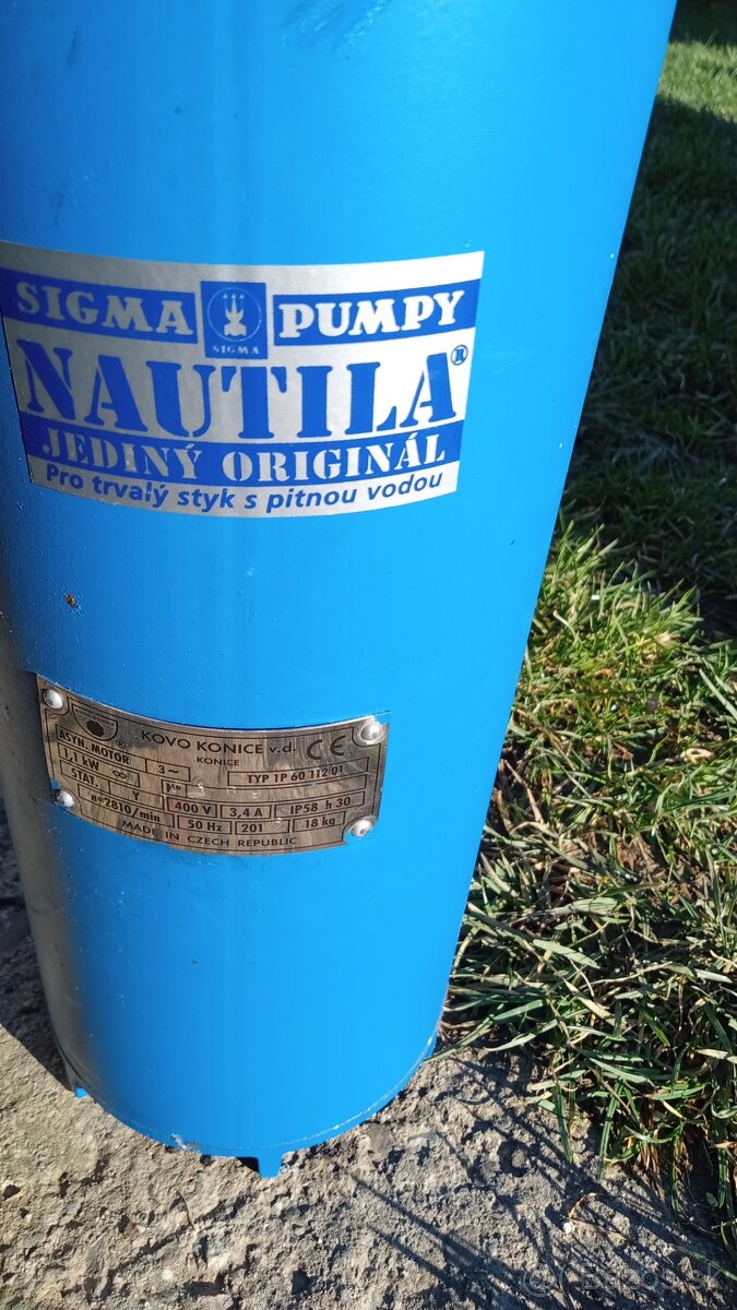 Ponorné čerpadlo SIGMA NAUTILA 1" - EVGU-16-8 - 3