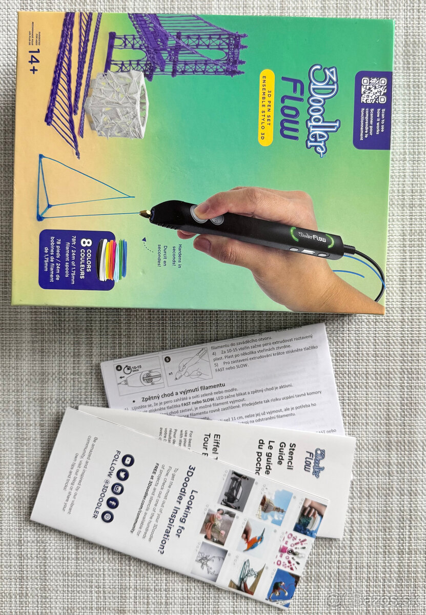 3D pero 3Doodler FLOW - 3