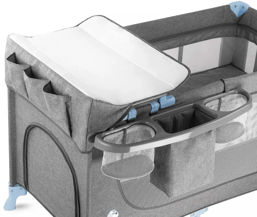 Kinderkraft joy blue cestovná postielka - 3