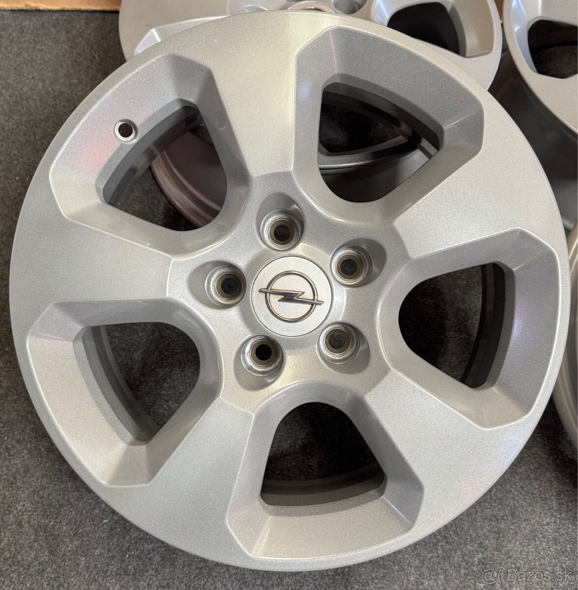5x110 R16 Original Opel H strieborne - 3