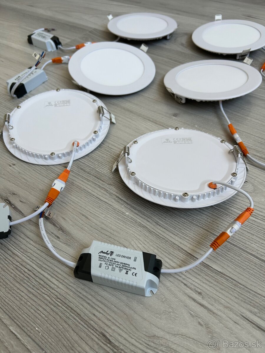 6x LED panel Nedes lpl123 12W (Nové) - 3