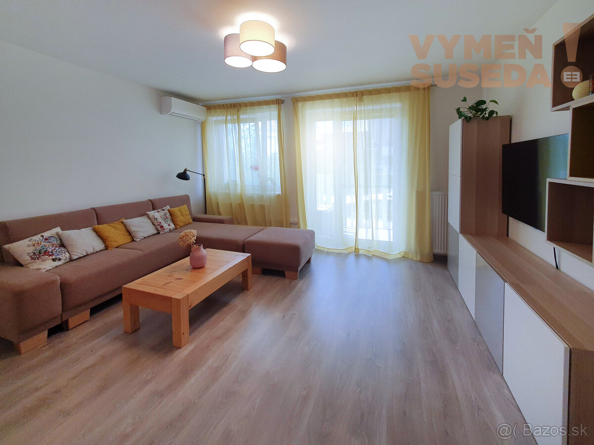 VYMEŇ SUSEDA - Výnimočný 2 IZB. BYT s balkónom, zariadená N - 3