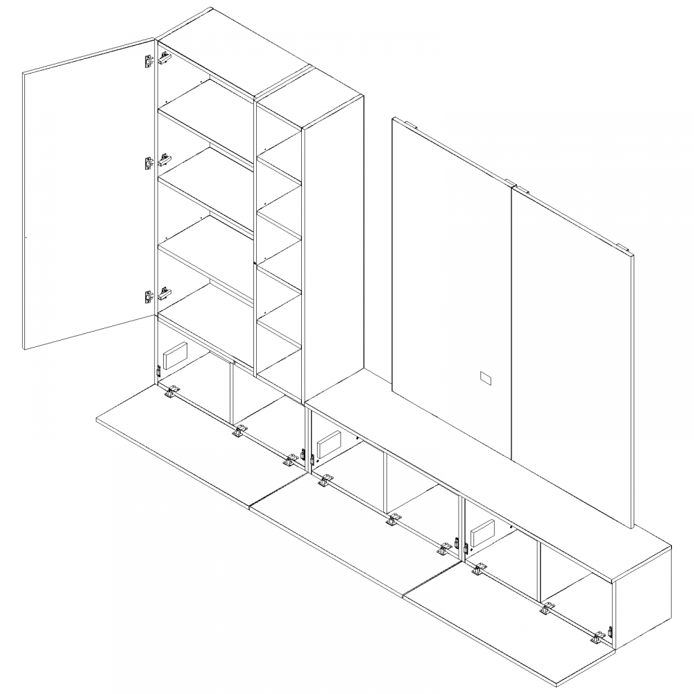 Obývačková zostava - 3