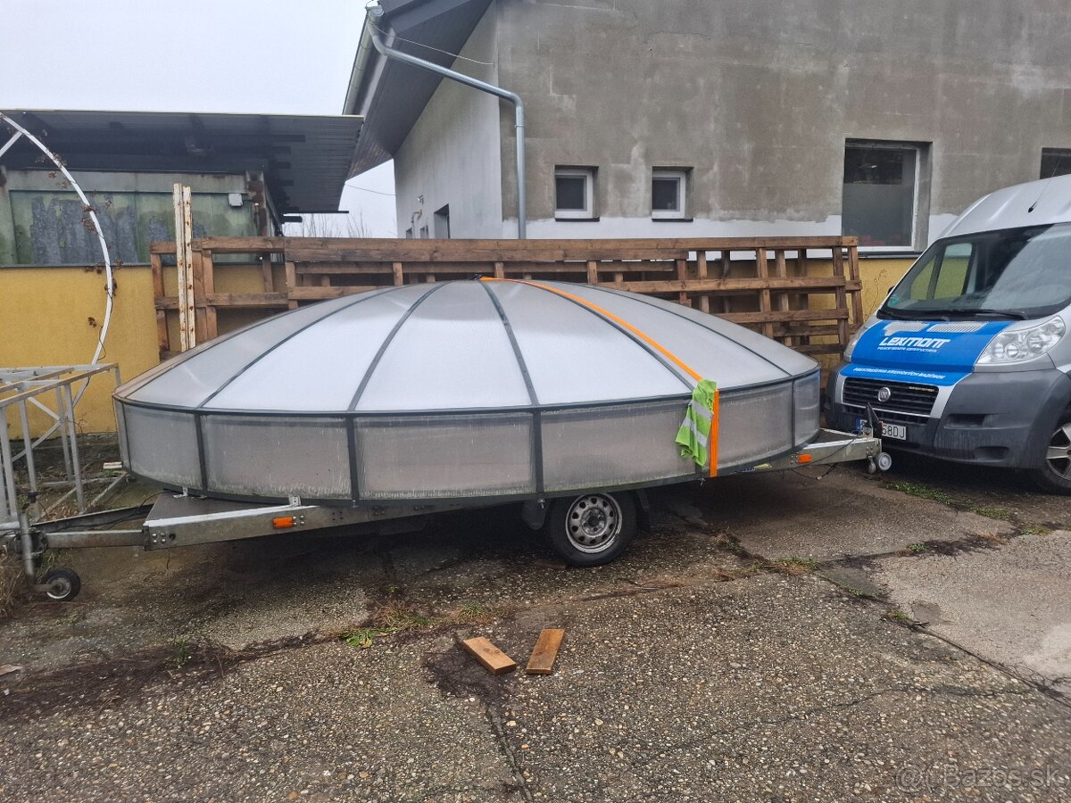 Otočný kryt na kruhový bazén 4,6m - 3