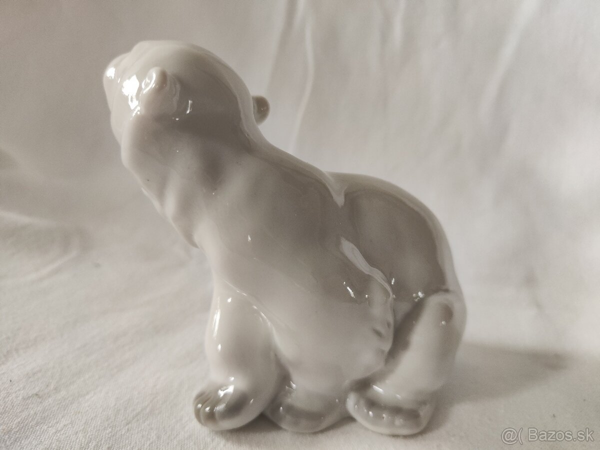 Sběratelská soška Lední medvěd, Lomonosov,SSSR - 3