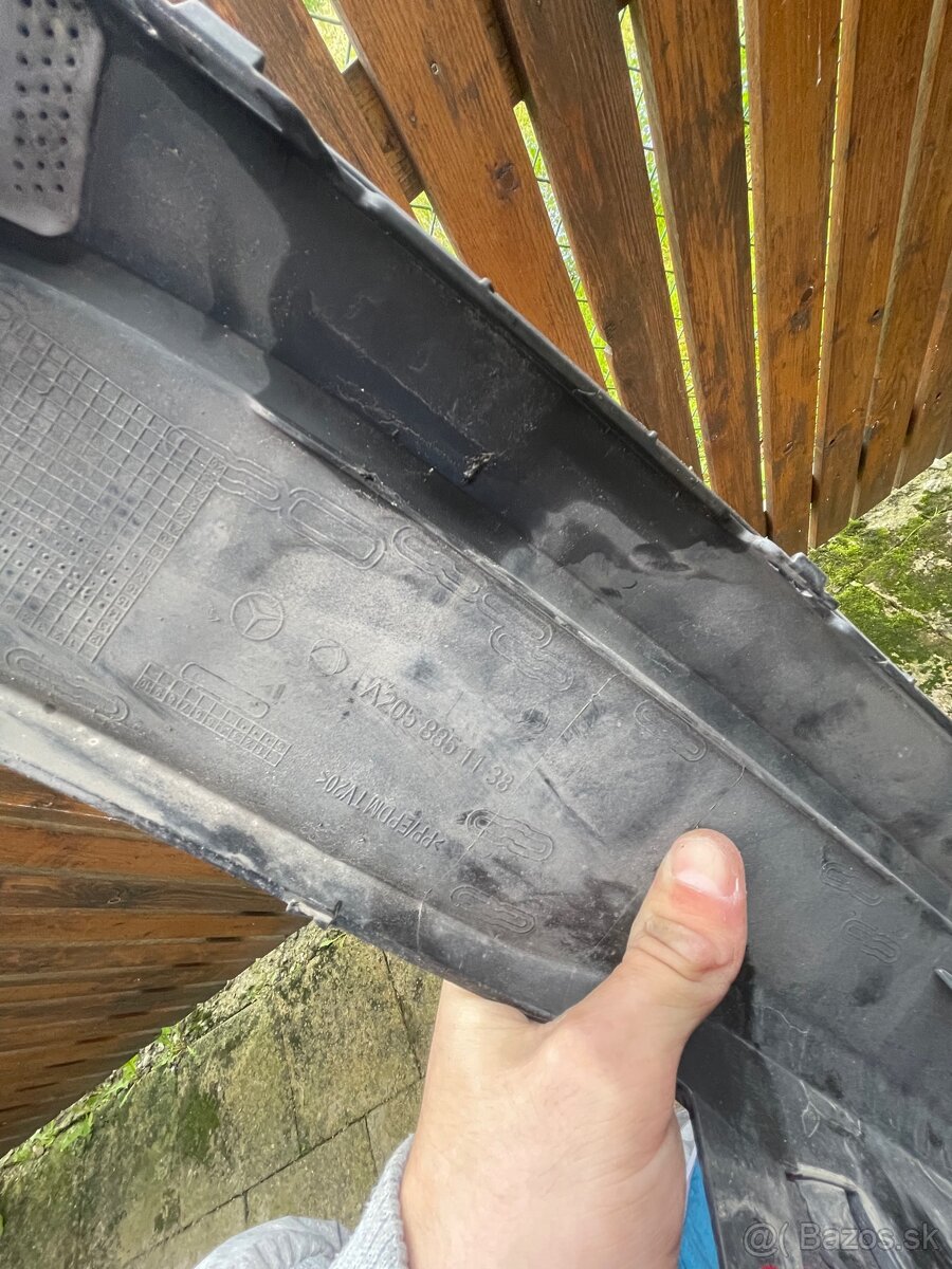 Mercedes-Benz C klasa W205 Zadný difúzor/spodný náraznik - 3