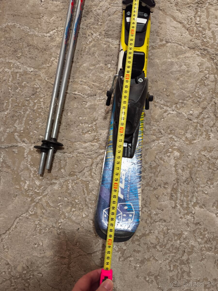 Detské lyže +palice - 3