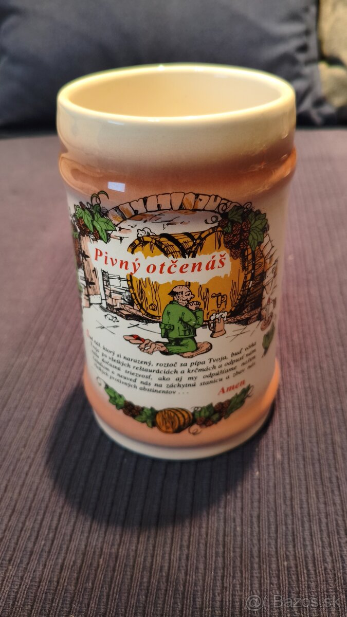 Predám keramické džbány na pivo - 3