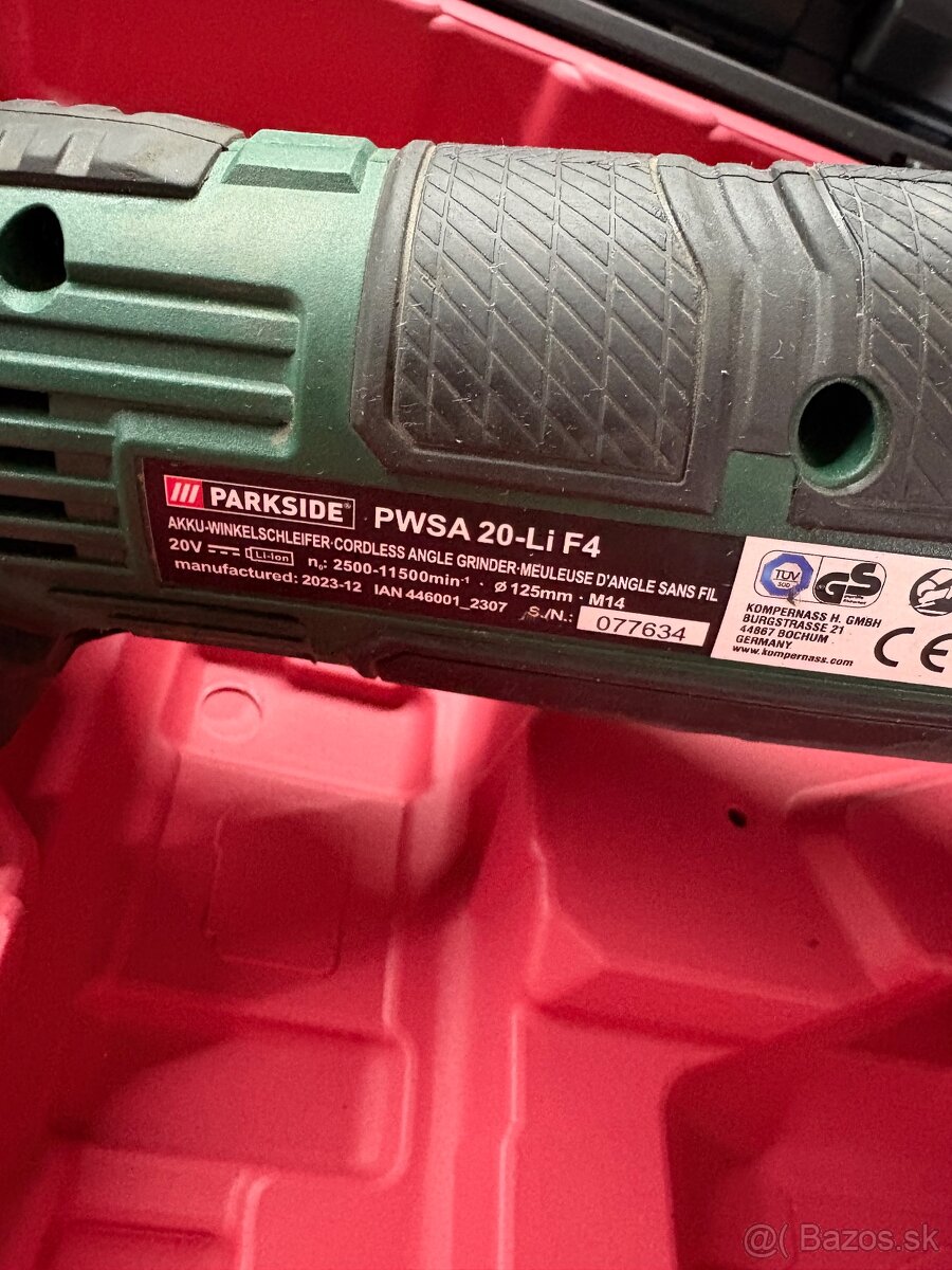 Parkside naradie a beterie 4Ah - 3