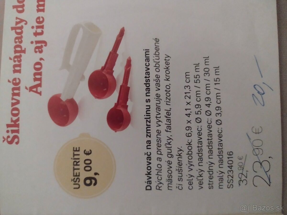 Tupperware - dopredaj výrobkov, nové - 3