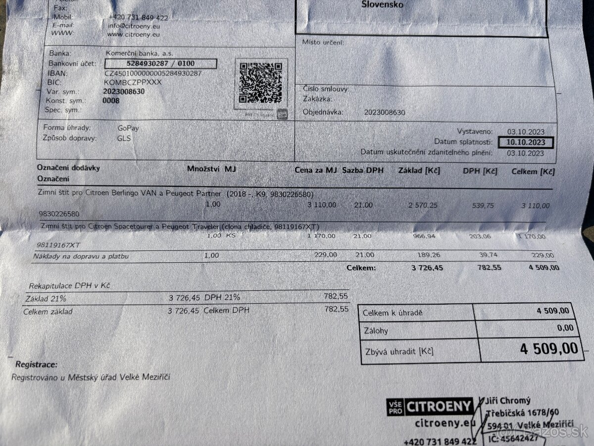 Zimný štít zimná clona Citroën berlingo Peugeot partner - 3