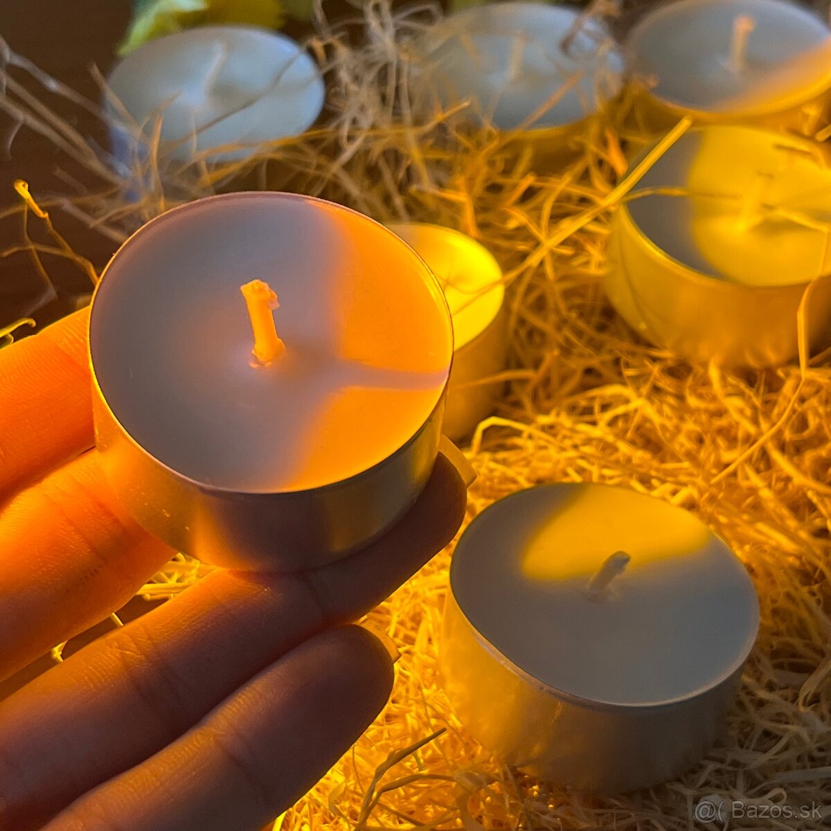 Zdravé čajové sviečky zo sójového vosku (30ks) - 3