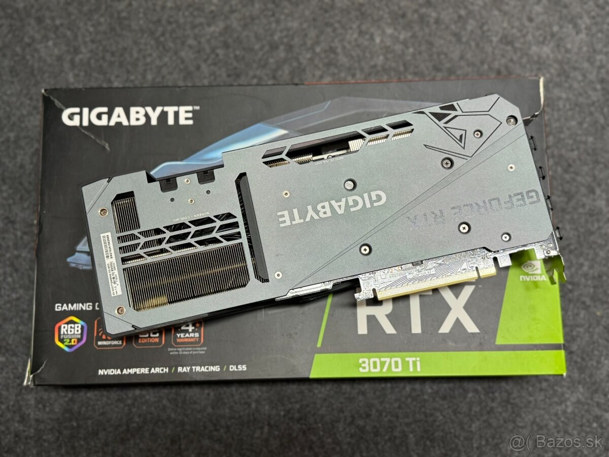📦 Predám GIGABYTE GeForce RTX 3070 Ti 8GB – TOP stav - 3