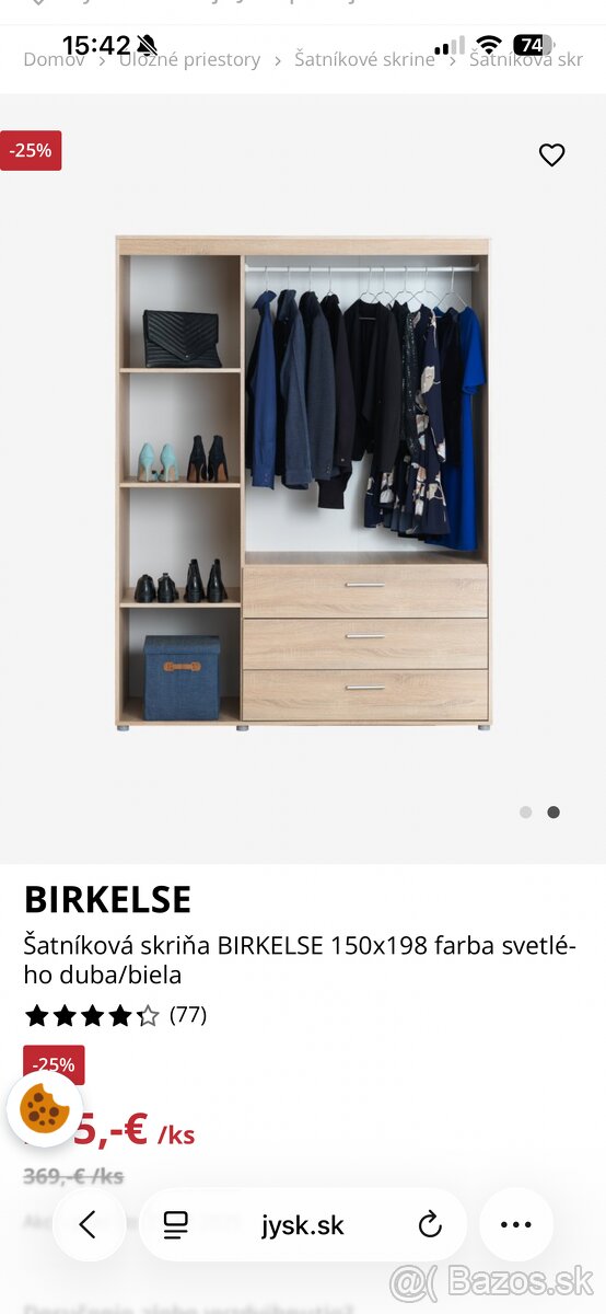 Predám šatníkovú skriňu - 3