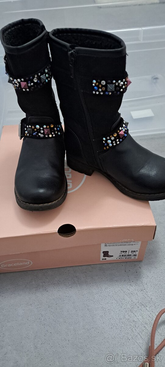 Zimné čižmičky č.28 - 3