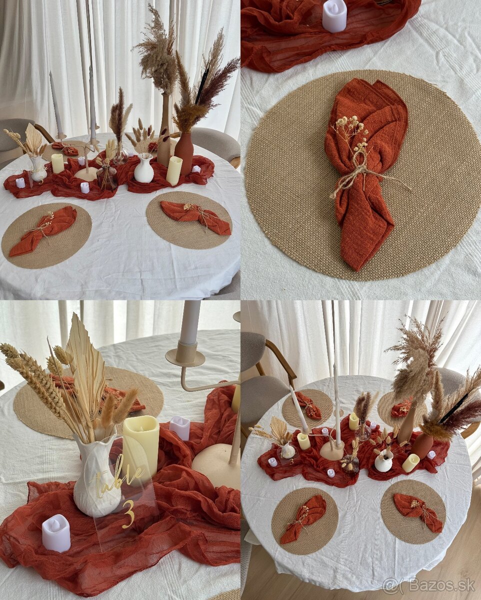 Výzdoba na svadbu pre 120 hostí - 3