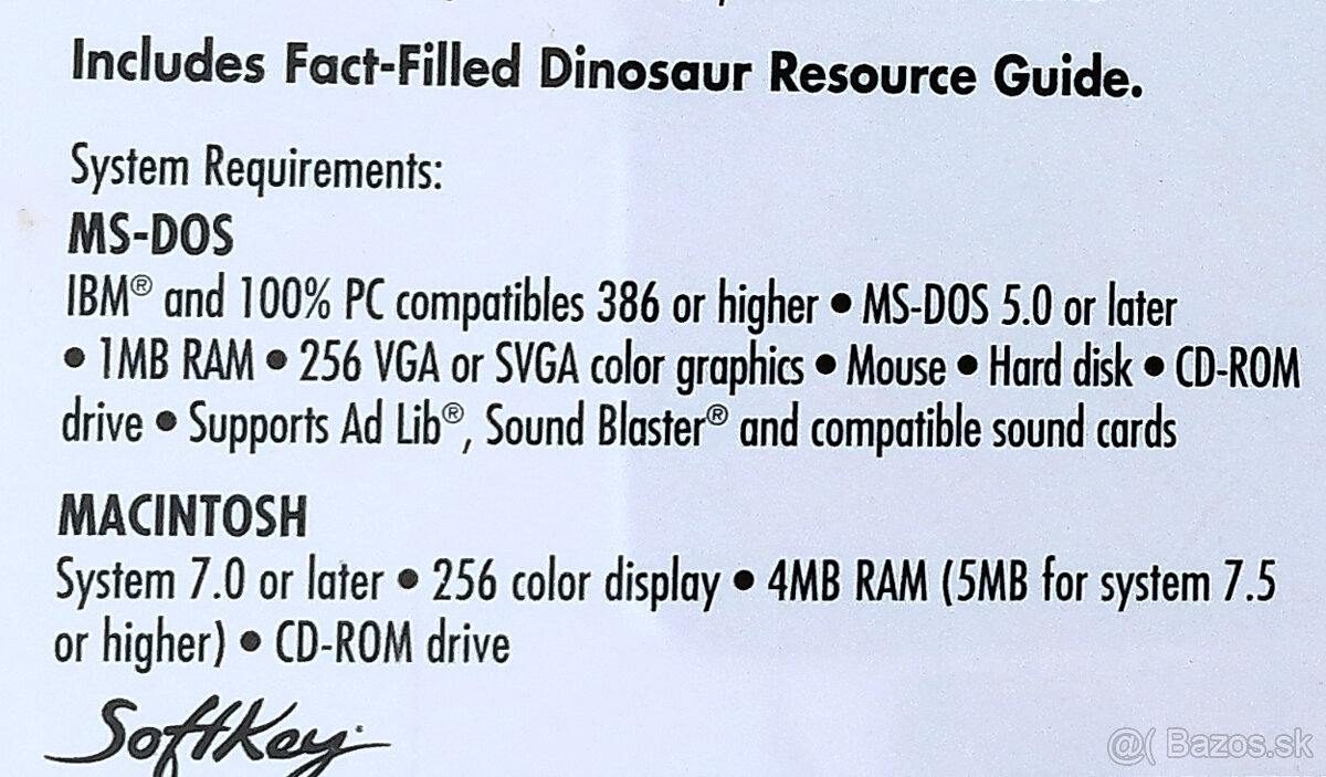 DINO PARK TYCOON 1995 DOS/MAC - 3