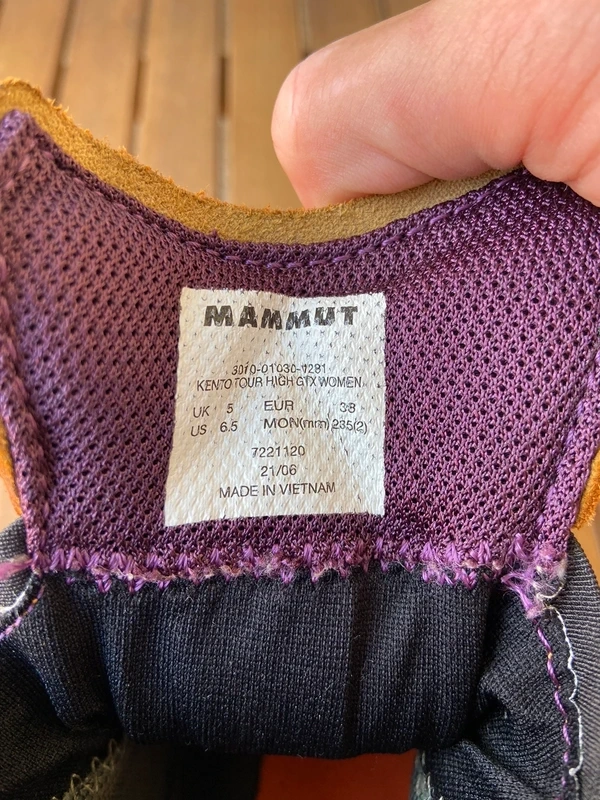 Mammut Kento Tour High GTX Women dark golden -grape - 3