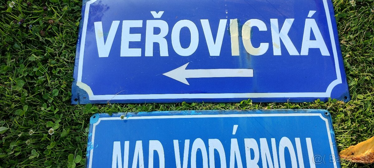 Predám plechové cedule - 3