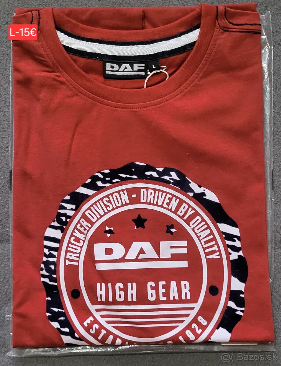 Predám tričká Nové DAF spolu 200eur - 3