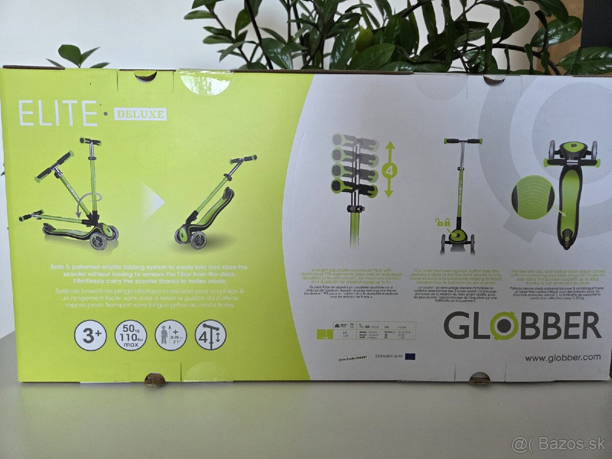 Kolobežka Globber Elite Deluxe - Nová - 3