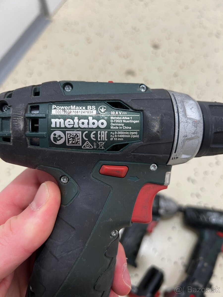 AKUMULÁTOROVÉ SKRUTKOVAČE METABO - 3