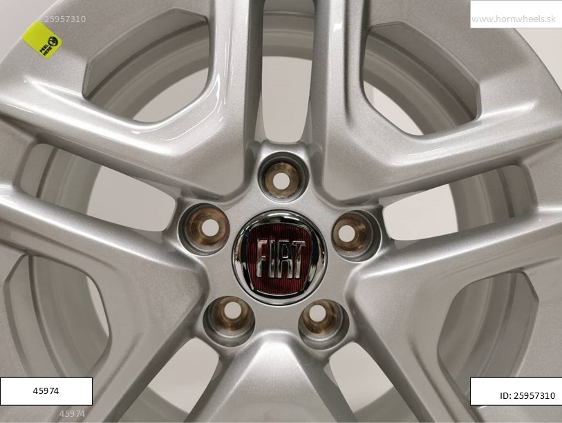 Fiat 500X originál alu disky 6,5J R16 5x110 ET40 1215 - 3