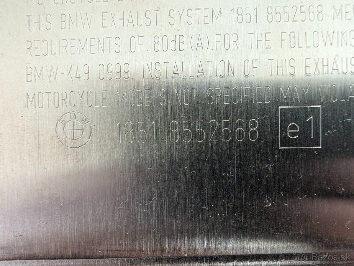 Výfuk na motorku BMW - 3