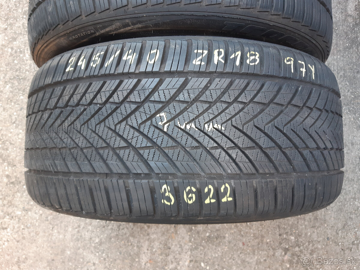 245/40 ZR18 -2 kusy celoročné - 3