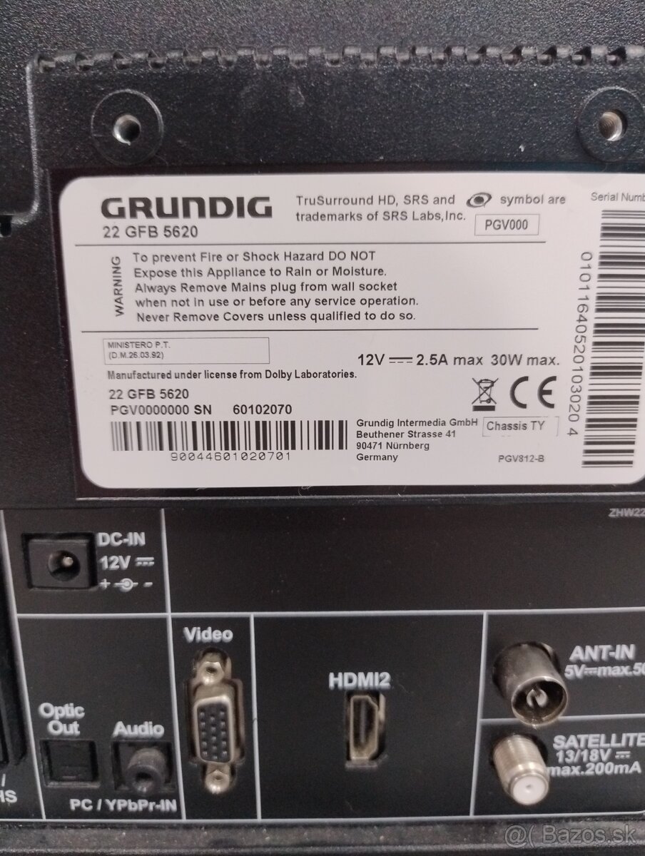 Grundig 22 GFB 5620 54,6 cm - 3