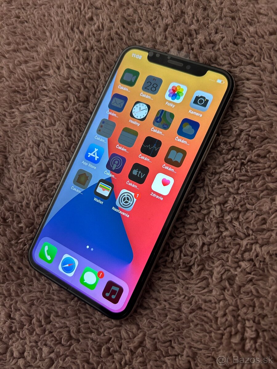 iPhone X 64GB Silver - 100% - 3