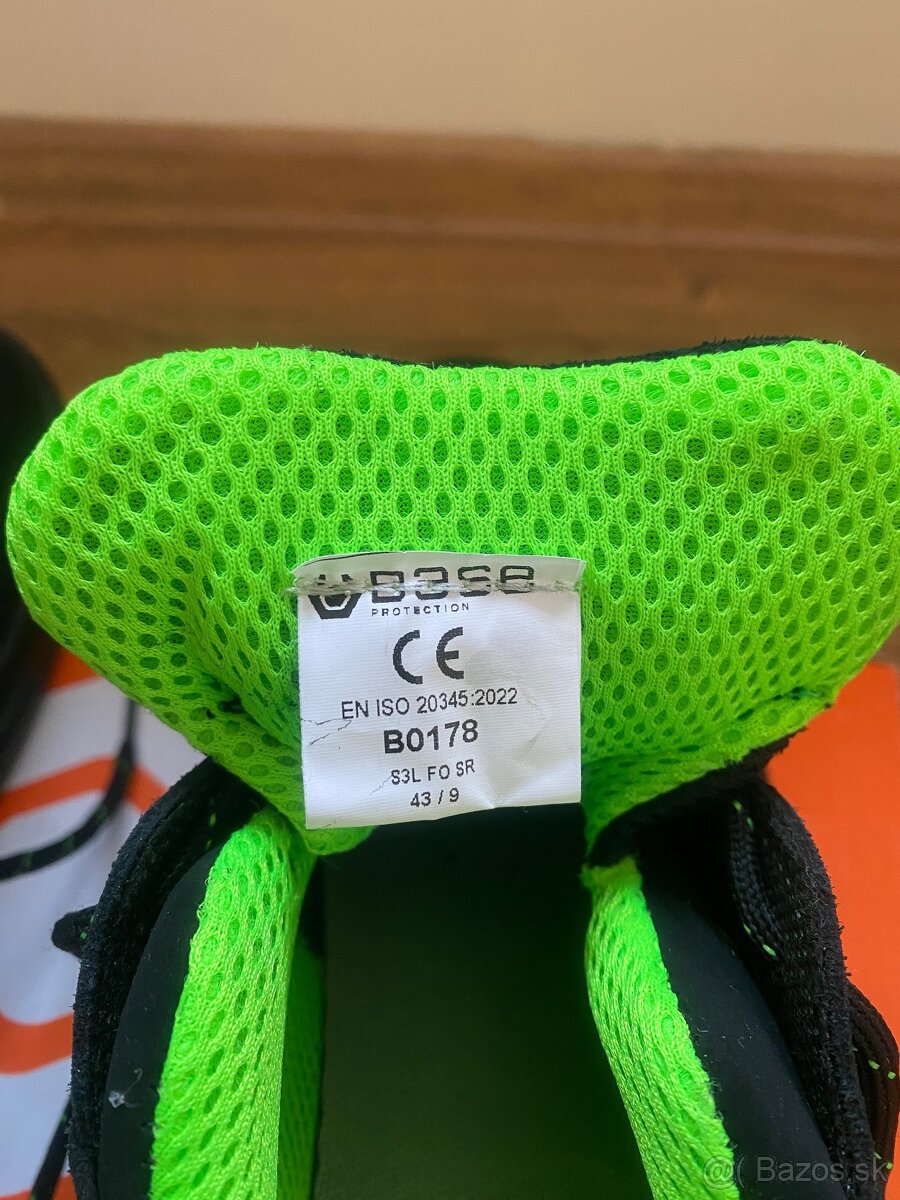 Pracovná obuv BASE (s oceľovým špicom) - 3