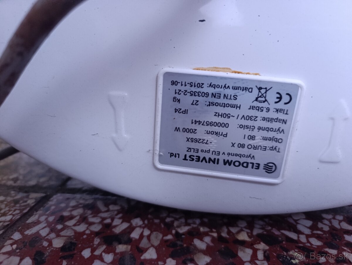 Bojler 80l vodorovný - 3