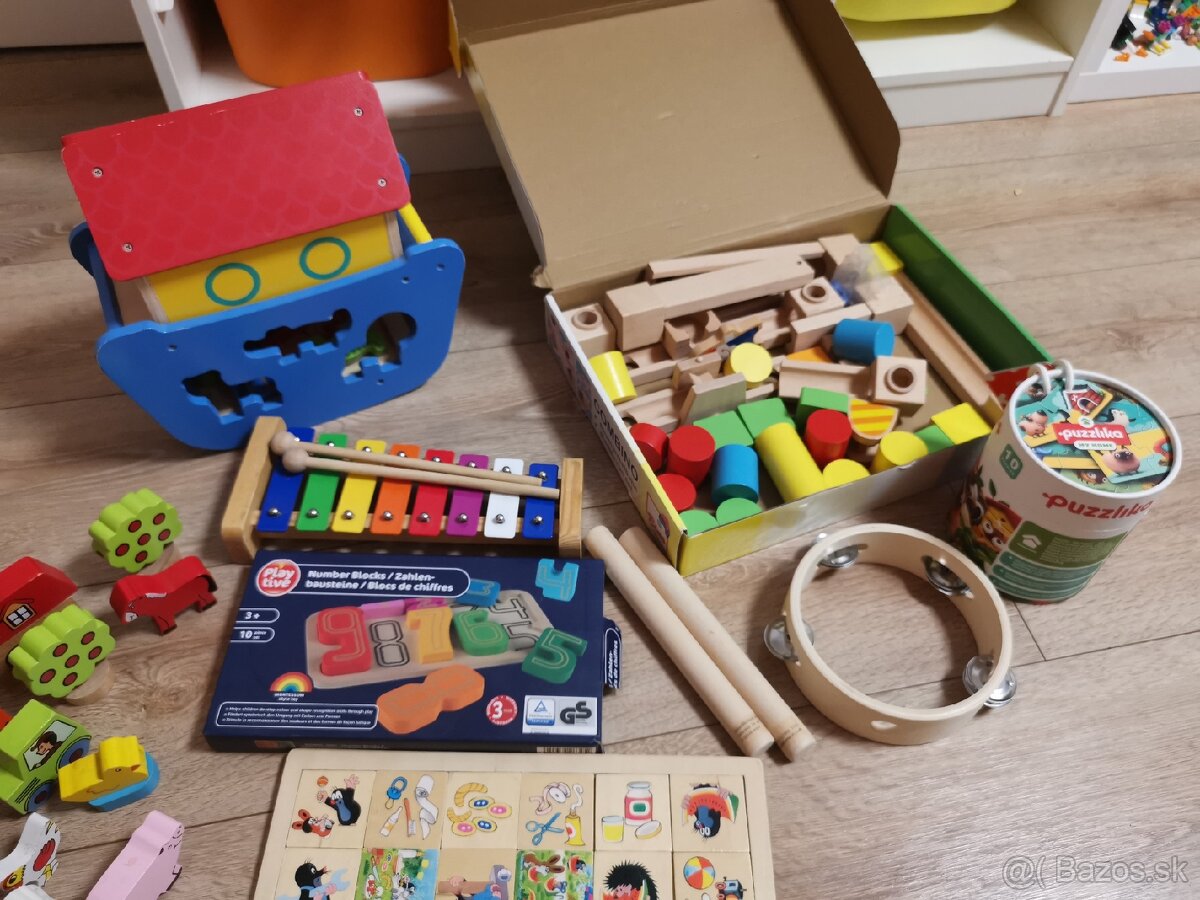 Balik drevenych hraciek do 3.rokov - 3