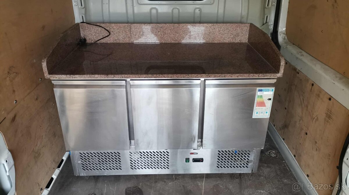 PREDAM PROFESIONÁLNY GASTRO CHLADIACI PIZZA STÔL REDFOX - 3